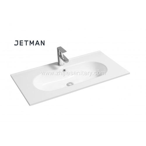 thin edge cabinet bathroom wash basin sink